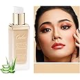 Oulac Foundation Full Coverage, Foundation for Mature Skin, Liquid Hydrating Foundation Enriched with Aloe Vera, Shade: 04 Natural 30 ml