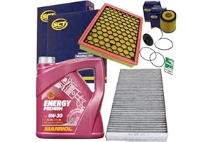 BANDELONE Inspektionspaket + 5L Öl passend für 1.9CDTI Vectra C