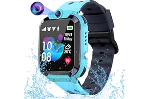ELEJAFE Kinder Smartwatch mit GPS und Telefon, Smartwatch Kinder GPS