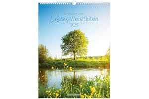 Wochenkalender 2025 LebensWeisheiten: Wochenkalender groß