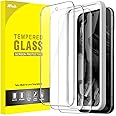 JETech Screen Protector for Google Pixel 8a 6.1-Inch, Tempered Glass Film with Easy Installation Tool, Fingerprint Compatible, HD Clear, 3-Pack