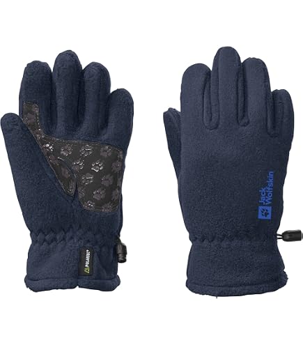 Wolfskin Fleece Jack Wolfskin Handschuhe Blau Wasserdichte Handschuhe  Schuhe Winterhandschuhe Jack Wolfskin Jack Wolfskin Fleece Handschuhe  Kinder Night Blue BIKE24