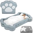 Lit De Voyage Pliable Bébé - Matelas Velours, Barrières, Imperméable