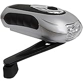 Sealey AK3305 3 LED Wind-Up Rechargeable Torch, Silver
