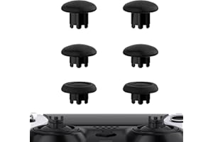 eXtremeRate Analogici Intercambiabili per ps5 Edge Controller,Levette Thumbstick Ricambio per ps5 Edge Joystick(Senza Base di Analogici)-Nero