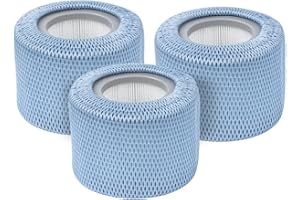 WuYan 3 sztuki siatki ochronnej, kompatybilne z filtrami Mspa, osłona siatkowa 90 fałd, do wszystkich basenów Mspa, białe