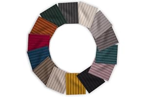 TAPHICEROS Ribbvävd Sammet, Materialprov, Per Meter, Möbeltyger, Tjock Ribbvävd Tyg, Klädselmaterial, Dekorativt För Möbler, Diy-Soffa, Kuddfodral, Kläder