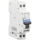 POPP&reg; Industrial Magnetic Thermal Automatic Switch CURVE C DPN SERIES MSN81NC 6A 10A 16A 20A 25A 32A 40A (DPN, 25A)