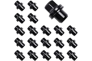 JAVOUKA 20pcs Carbon Steel Wheel Nuts Set, For Range Rover Sport 2005-2013, For Discovery 3/4 2004-2014, For Range Rover l322 2006-2012, M14 x 1.5 Locking Wheel Lug Nuts, 22mm Hex