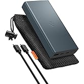 Spigen Power Bank 20000mAh Fast Charging, PD3.0 30W Fast Charging, 3Ports(1USB-A,2USB-C), Durable Alloy Material - Navy Blue