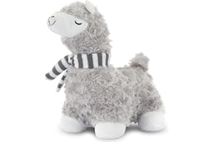 mojoliving Türstopper Alpaka Deko "Lucy" | Türsack mit 27 cm Höhe | Alpaka Geschenk | Als Türstopper Boden Sack Fensterstopper Zugluftstopper Tier | Schwer und Stabil für Tür Fenster