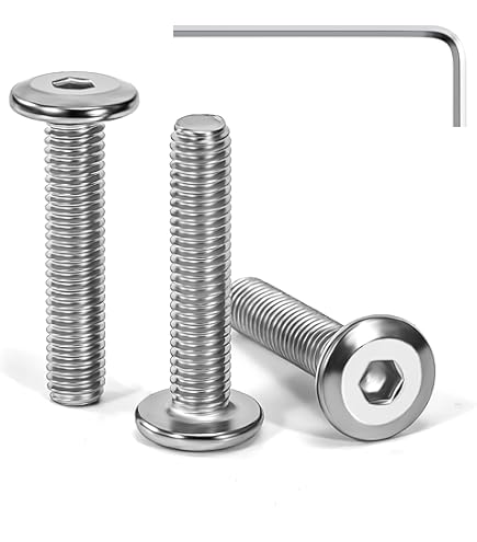 5 Viti A Testa Bombata ISO 7380 In Acciaio Inox AISI 304 - M8x80 Per Fai Da Te E Riparazioni - Foto 10