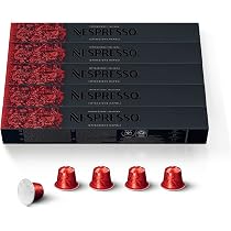 Nespresso Original Cápsulas de Café Ristretto, 50 Cápsulas para
