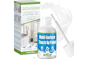 JOYAONE Bianca Riparazione per Piastrelle, White Enamel Paint for Kitchen Appliances & Bathroom, Fast Drying, Suitable For Bathtub, Tile, Metallal, Shower, Sink, Furniture, Chips 50 ml