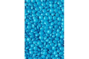 simply topps Coloured Milk Chocolate Beans - 30g or 100g - Cake, Cupcake & Cookie Decoration Sprinkles (Baby Blue, 100g)