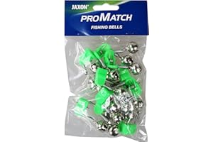 Jaxon 10 cascabeles de pesca con soporte de luz