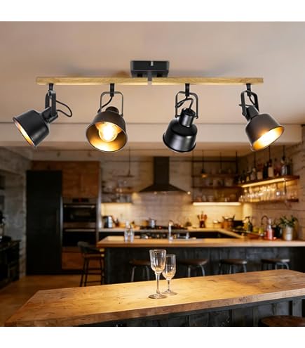 Vintage plafondlamp zwart met goud 50 cm 3-lichts - Foglie Vintage plafondlamp zwart met goud 50 cm 3-lichts - Foglie