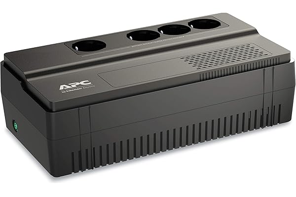 APC Easy UPS BV BV1000I-GR - Onduleur - CA 230 V - 600 Watt - 1000 VA 9 Ah - connecteurs de Sortie : 4 Noir