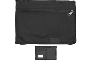 DAZZLUXE 1 borsa portaoggetti per auto, custodia per documenti, custodia portatile, accessorio per auto, adatto per viaggi, viaggi d'affari, pendolari (nero)