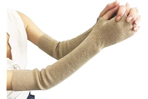 Amorar Guanti Invernali da Donna Scaldamuscoli in Maglia Scaldamuscoli in Cashmere Scaldamani da Polso Senza