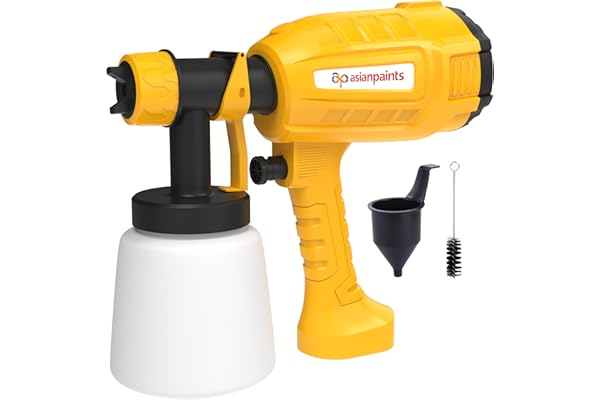 Asian Paints Trucare Paint Sprayer 550w with 800 Ml Container|Electric Paint Sprayer with 2M Long Cable & Vde Plug|2.5Mm Nozzle|Motor Speed Up to 3200