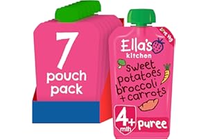 Ella's Kitchen Sweet Potatoes Broccoli and Carrot 120g (Pack of 7)