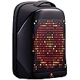 Adivaa 21L LED Bikers Backpack | Motorcycle Animated Bag With App Control | Screen Programmable Display | Waterproof Luggage for Travelling | For Men Women (Black)
