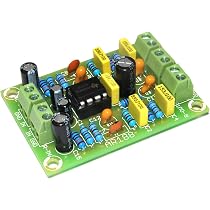 Carte Préampli Volume-Tonalité OPA2604 AD827 5532 LM317 LM337 – HiFi Audio DIY Amplificateur, Contrôle Précis, Faible Bruit