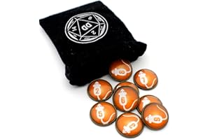 DAHAN DICE D&D Numbered Monster Token Markers for Dungeons and Dragons (Rat)