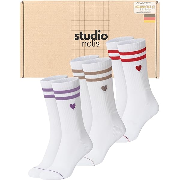 Chaussettes Mi-mollet Léopard Pour Femme - Lot De 3 En Coton Oeko-Tex Pour Tennis Ou Quotidien
