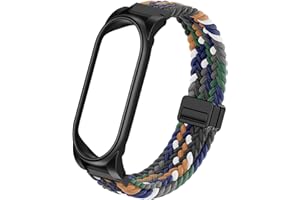 VIGAMEN Adjustable Braided Wristband Compatible with Plaud NotePin AI Voice Recorder,Breathable Soft Wearable Strap with Magnetic Buckle and PC Case,Comfort Lightweight Band,Note Ai Voice Recorder Accessories