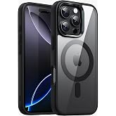 Compatible Case Back Crystal Clear Glass Appearance Edges Impact Compatible with SUPER-CRYSTAL Magsafe for Minesque iPhone 16 Pro Max