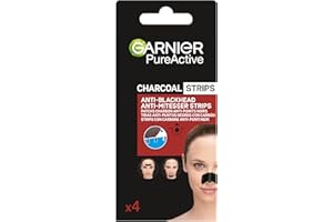 Garnier Viso Pure Active Charcoal Contro Punti Neri, 4 Strisce
