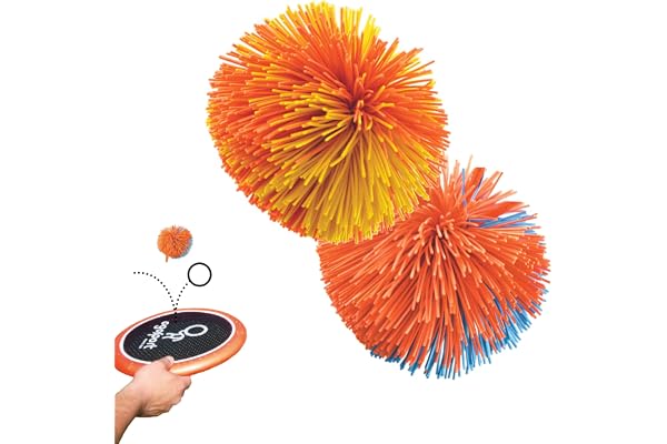 Schildkröt Ogo Sport Rechange 2 Balles Souples pour Le Jeu | Unisex | Bleu/Jaune/Orange | Ø6,5cm