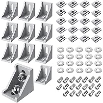Aluminium hoekverbinding 3030 inclusief bevestigingsmateriaal ( huismerk
