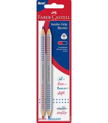 Matita Bicolore Alpino LE004313 – Doppia Punta Rosso/Blu, Confezione Da 12 Pezzi