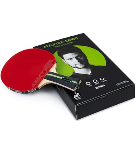 Racchetta Ping Pong Scorpion 5 Stelle - Gomma ITTF, 7 Strati Legno, Spugna 2.15mm - Foto 3