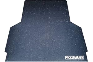 PICKUPMATTE - Antirutschmatte kompatibel mit/geeignet für Nissan Navara, NP 300, D231, Doppelkabine, mit Original-Laderaumwanne, 4. Gen. Baujahr ab 2016, Laderaummatte Ladebodenschutz NP300