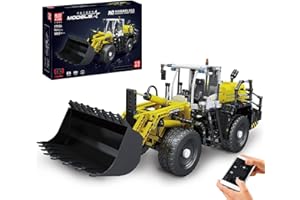 Mould King 17026 Technik Bulldozer L550 Modell, 1803 Teile Technologie Ferngesteuert Bulldozer Motorisierte Hydrostatischer Lader Pneumatischer Lader Klemmbausteine Bausatz