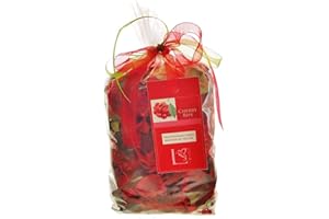 HOMESTREET Hand Blended Pot pourri in a gift bag in a choice of 11 fragrances, product with long lasting scent for your Home or as a Gift (Cherry)