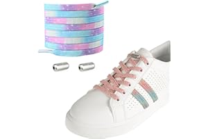 MLLTECH Cordones Elásticos para Adulto Niños | Cordones Elásticos Sin Nudo con Hebilla - Cordones Elásticos de Goma con Hebilla Metal - Elásticos Cordones de Zapatos de Colores/ Cordones Zapatillas Deporte
