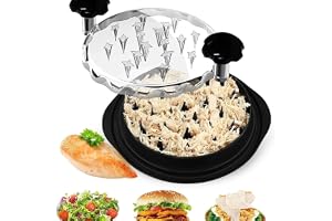 Vonmerie Kyckling Shredder 25,5 cm professionell kycklingbröst dokumentförstörare med borste och 2 gafflar
