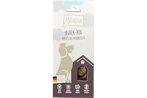 MjAMjAM Snackbox per Cani, Delizioso Filetto di Cavallo, Genuino, 80 g