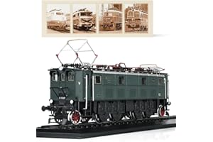 Risopen HO Maquette de locomotive pour 1927 E 16 07 fini à l'échelle 1:87 - Pas de montage nécessaire - Décoration de train - Cadeau pour adulte (vert)