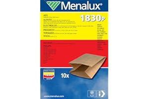 Menalux 900196230 Sacchetti per aspirapolvere, Carta