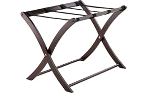 Winsome Scarlett Luggage Rack, for Guest Room, No Assembly, Cappuccino