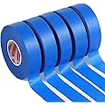Fyguard 5 Rolls Blue Painters Tape, 24mm x 50m Masking Tape for Painting Painters Tape DIY Crafts Tape Blue Tape Heat-Resistant UV-Resistant for Painting Work, Renovations, Edge Treatment