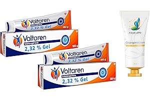 FAAR APO Voltaren pain gel forte 2 x 180 g economy set including a high-quality hand cream brand Faar-Apo