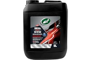 Turtle Wax Seal N Shine, Car Wax Sealant, High Gloss Shine, Insane Water Beading and Durable Paint Protection, Carnauba Wax Infused, For Paint, Wheels, Glass, Plastics and More, 5L