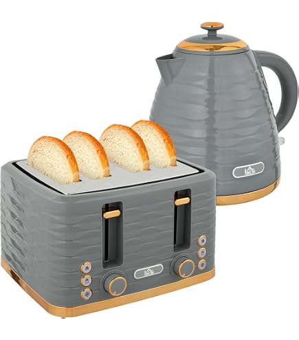 KHG Frühstücksset Wasserkocher, Toaster & Kaffeemaschine Lime-Grün